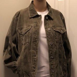 Ladies Eddie Bauer Casual Corduroy Jacket. Size Lg